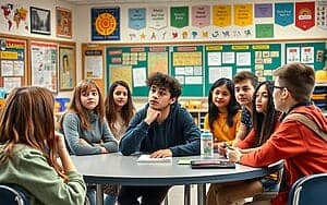 délégué de classe écoute élèves