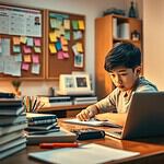 organiser apprentissages maison